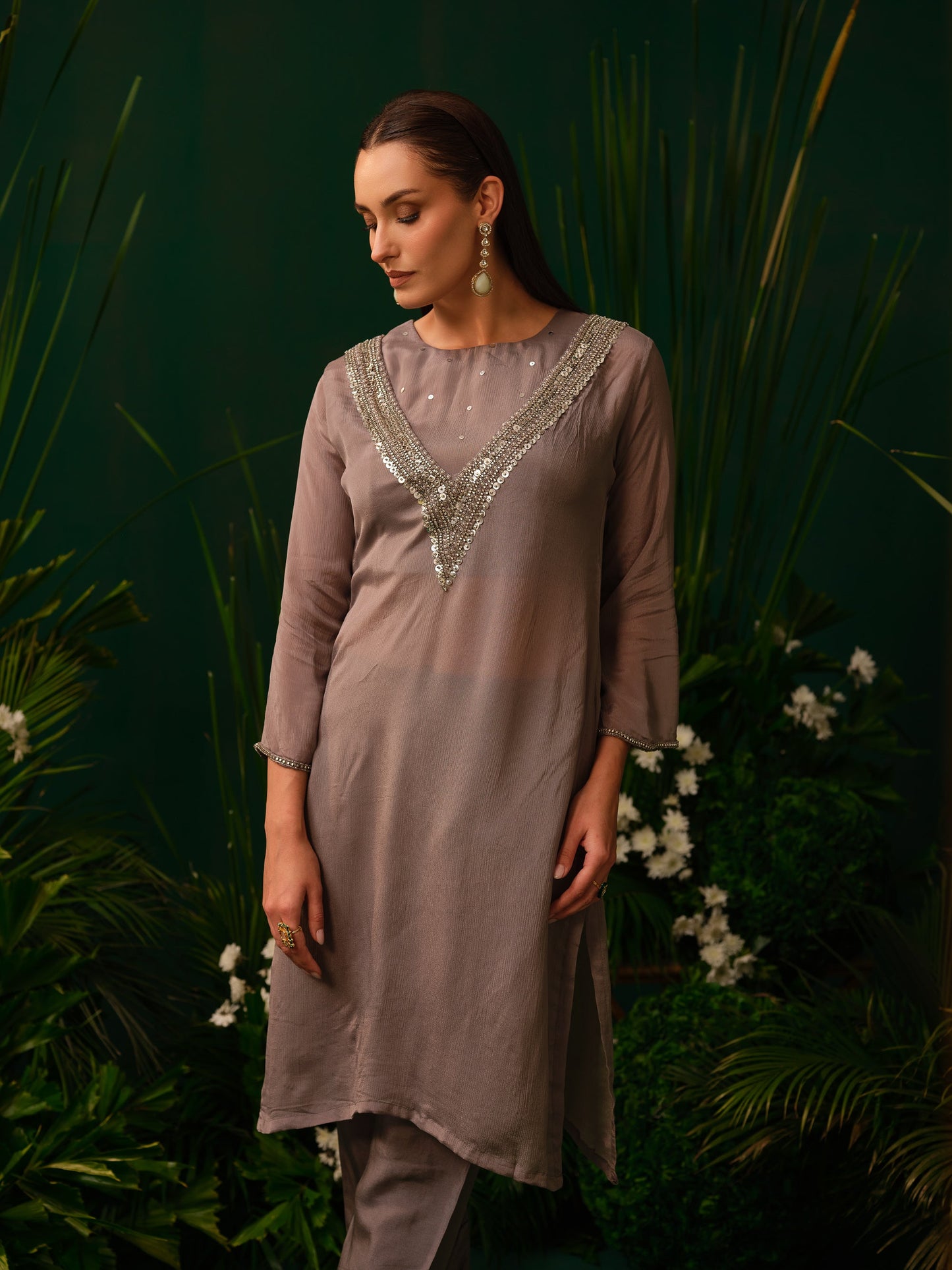 Silva Shimmer Kurti Set