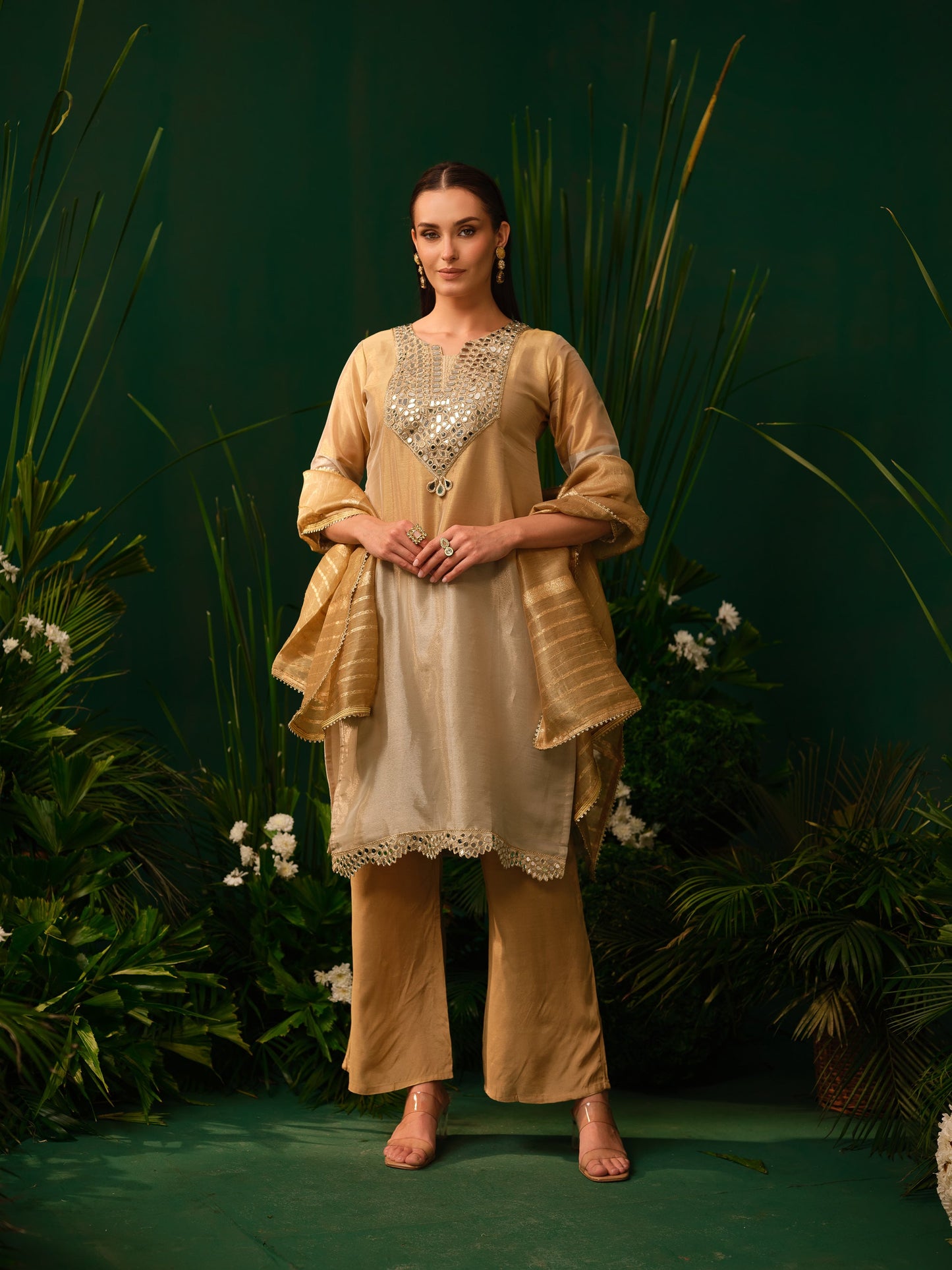 Zarina Mirror Kurti Set