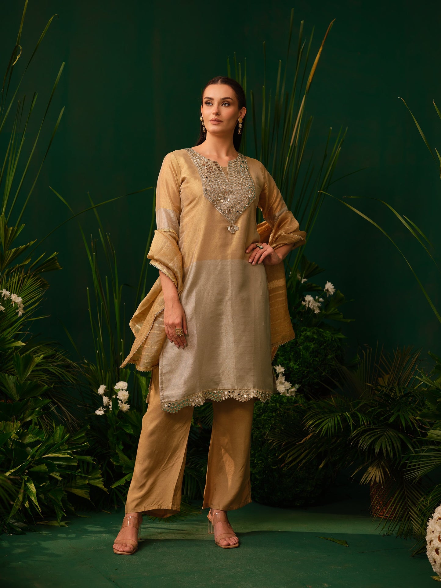 Zarina Mirror Kurti Set