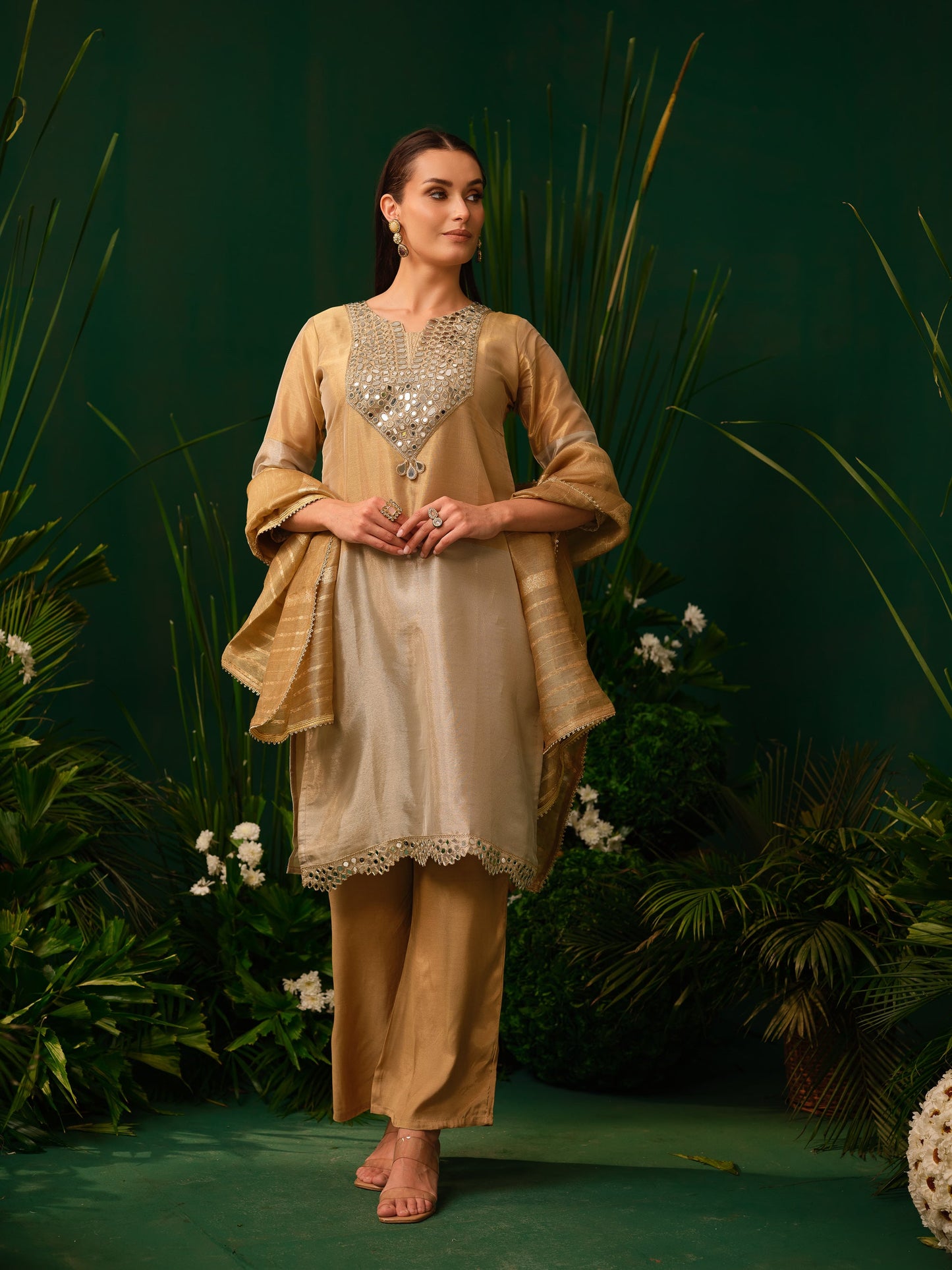 Zarina Mirror Kurti Set