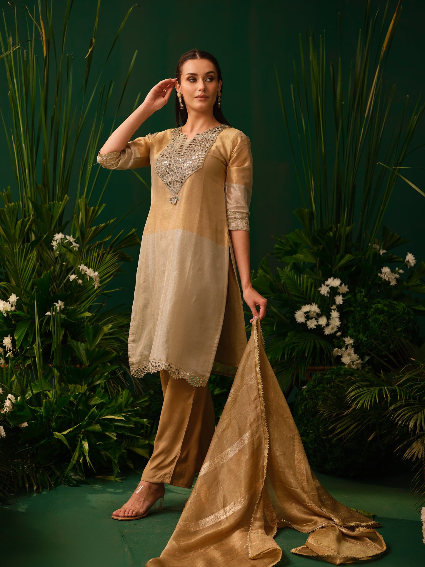 Zarina Mirror Kurti Set