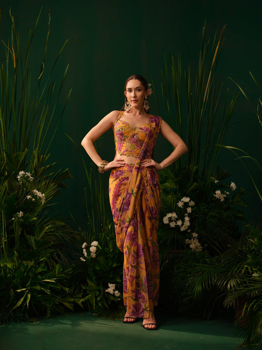 Mirel Drape Saree