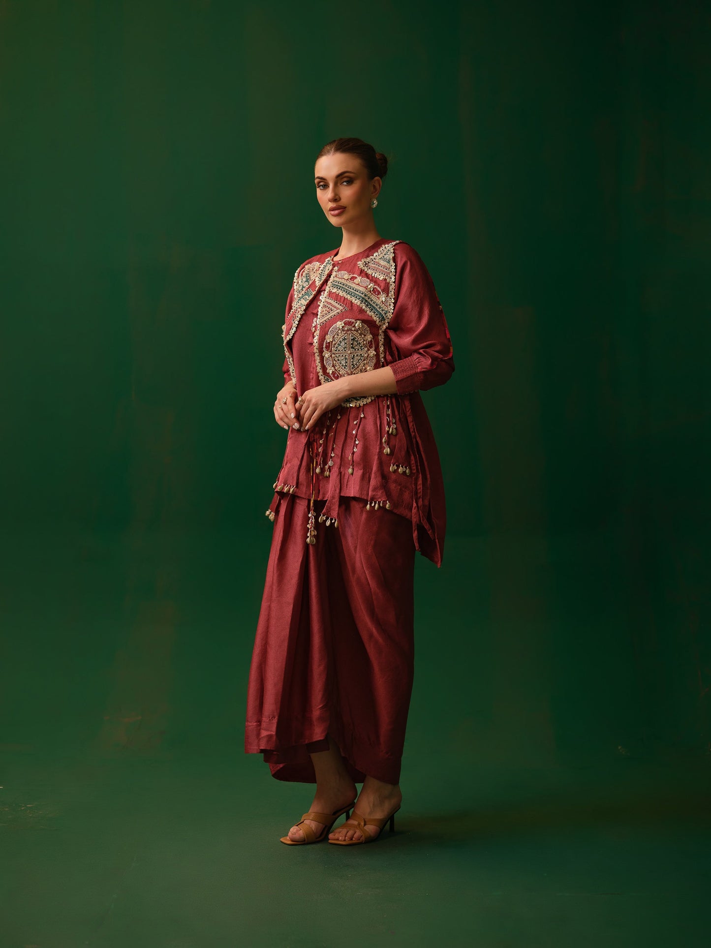 Elvora Hertitage Co-ord Set