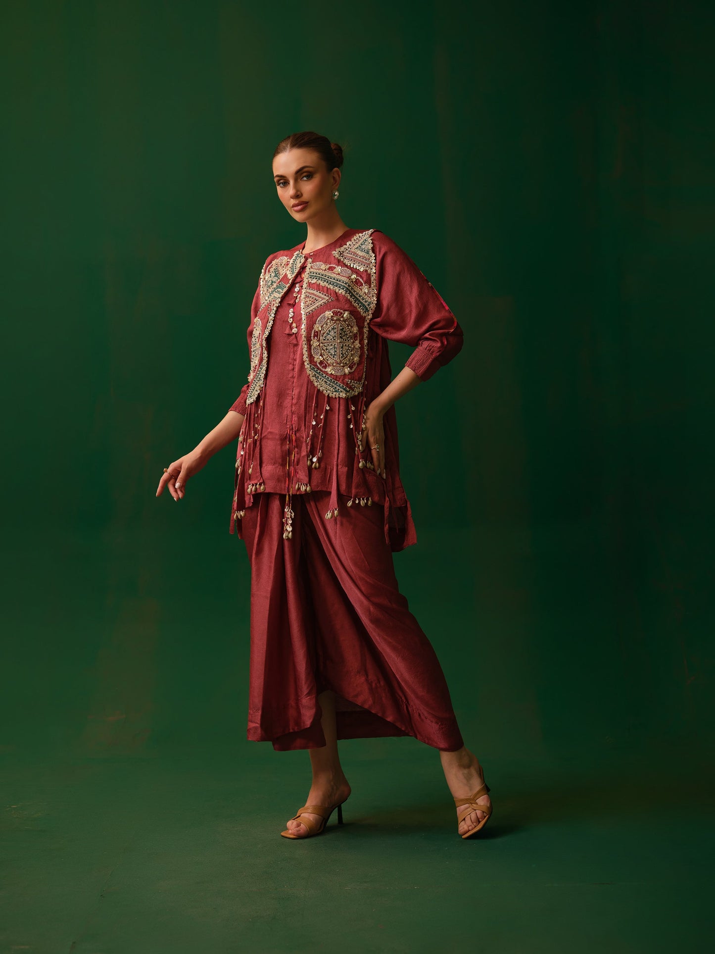 Elvora Hertitage Co-ord Set